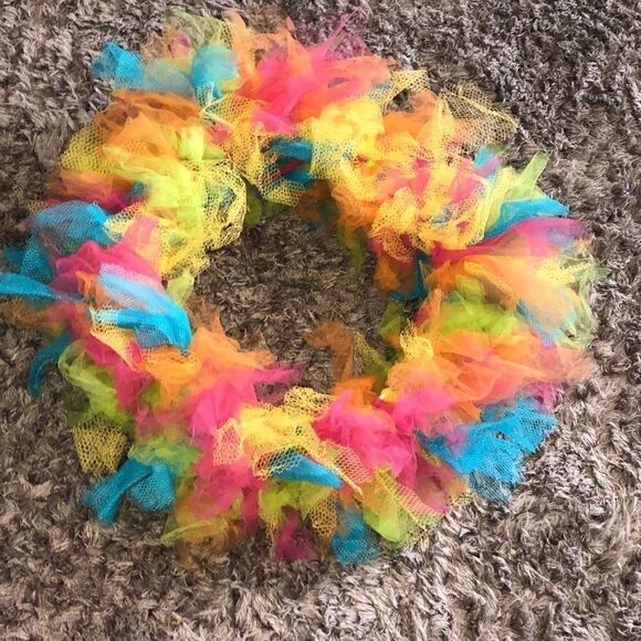 CUSTOM RAVER FESTIVAL EDM Multicolor Neon Tutu - Picture 1 of 2